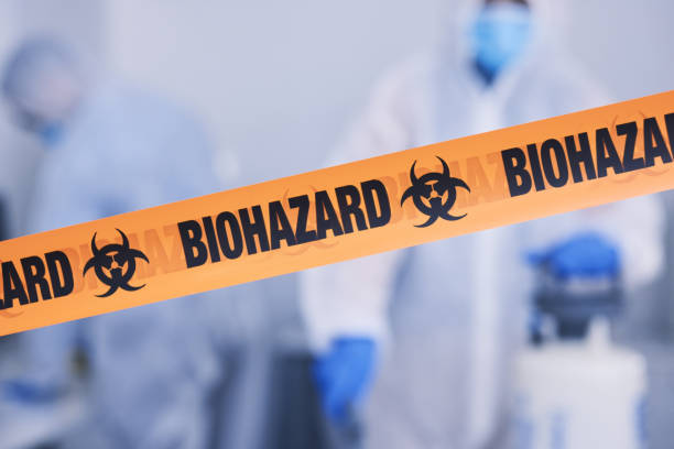 Professional Biohazard technician working in Toms River, NJ